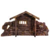 Brown Nativity Stable - 25cm -Santa Decorate Shop 10 XNHD NATIVITY STABLE 25CM 1 98265.1674211329
