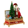 Katherines Collection Santa With Christmas Tree On Treasure Box - 51cm -Santa Decorate Shop 28 228592 Katherines Treasured Santa 74291.1653824925