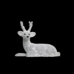 Acrylic Lying Down Reindeer - 36cm -Santa Decorate Shop ACY020 ACRYLIC LYING DOWN REINDEER 36cm 3 35936.1688526064