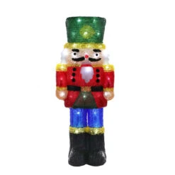 Acrylic Lightup Nutcracker Soldier - 43.5cm