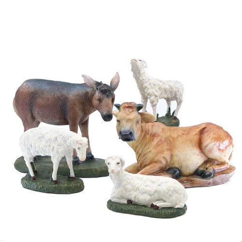 Animal Nativity Collection (Set Of 5) - Suits 35cm Nativity 3 Animal Nativity Collection (Set Of 5) - Suits 35cm Nativity