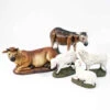 Animal Nativity Collection (Set Of 5) - Suits 45cm Nativity 1 Animal Nativity Collection (Set Of 5) - Suits 45cm Nativity -Santa Decorate Shop ANMLS 18 ANIMAL NATIVITY COLLECTION SET OF 5 45CM WHITE 34483.1674392593