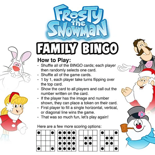 Frosty The Snowman Family Bingo 4 Frosty The Snowman Family Bingo - Image 2