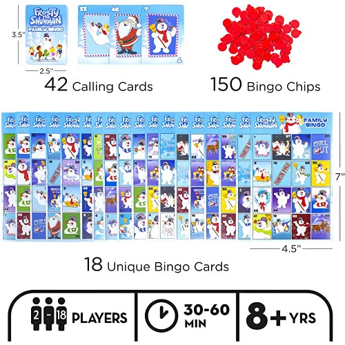 Frosty The Snowman Family Bingo 7 Frosty The Snowman Family Bingo - Image 5