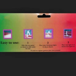 All In 1 Gutter Mount Light Clip (Pack Of 100) 10 All In 1 Gutter Mount Light Clip (Pack Of 100) -Santa Decorate Shop CC1P ALL IN 1 GUTTER MOUNT LIGHT CLIP Pack of 100a 38110.1661403844