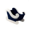 Festive Blue And White Sleigh - 46cm -Santa Decorate Shop D012131221 2BL Blue and White Sleigh 3 71091.1645430790