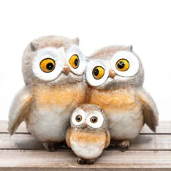 Carla Owl Family - 16cm -Santa Decorate Shop FC010P CARLA OWL FAMILY 36203.1685775287