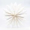 White Hanging Paper Snowflake - 40cm -Santa Decorate Shop JA2258 1WH WHITE HANGING PAPER SNOWFLAKE 40CM 87062.1664197485