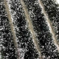Green With White Tips Tinsel Plush (12 Ply) - 5m