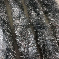 Silver Tinsel Plush (12 Ply) - 5m