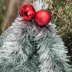 Silver Tinsel Extra Plush (14 Ply) - 5m -Santa Decorate Shop JIN 19027 SILVER PLUSH TINSEL 14PLYA 24497.1686035093