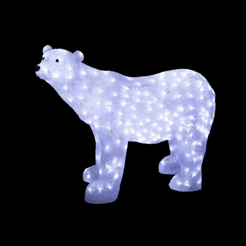 Acrylic White Polar Bear - 75cm 3 Acrylic White Polar Bear - 75cm
