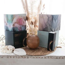 Teak Orb Set Nature Sandalwood And River Gum Candle -Santa Decorate Shop ORBTKCL06 Teak Orb Set Nature Sandalwood And River Gum Candle 17684.1684283546