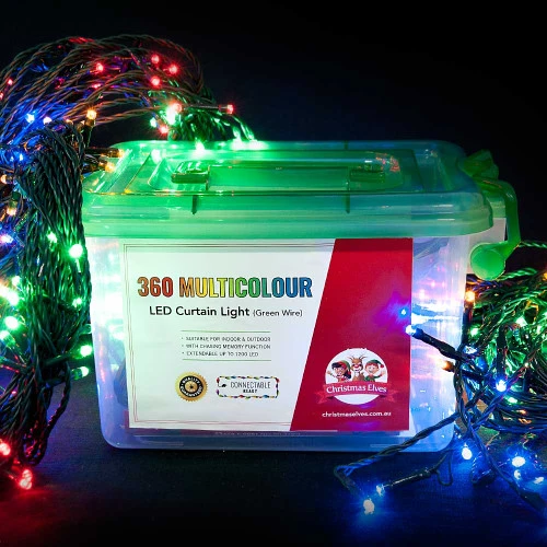 360 LED Connectable Curtain Lights - Multi Colour 3 360 LED Connectable Curtain Lights - Multi Colour