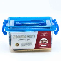 100 LED Connectable Fairy Lights - Warm White -Santa Decorate Shop SN L100WW16 100 LED STRING LIGHTS WARM WHITE GREEN WIRE 22927.1687827173