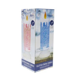 Glitter Swirl Colour Change Candle USB - 24cm