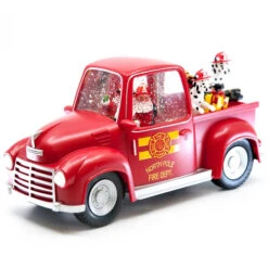 Red North Pole F.D. Ute Water Lantern - 28cm