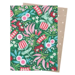 Merry Natives Boxed Christmas Cards (Pack Of 8) - 15cm -Santa Decorate Shop XC MN AUSTRALIAN CHRISTMAS CARDS RECTANGLE MERRY NATIVES 20626.1658127576