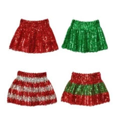 Christmas Sequins Skirt (4 Styles)