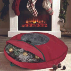 Christmas Wreath Round Storage Bag - 76cm