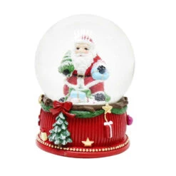 Santa Christmas Water Ball (3 Styles) - 80mm -Santa Decorate Shop XD3053 SANTA CARRYING TREE CHRISTMAS WATERBALL 80mm 80555.1692845661