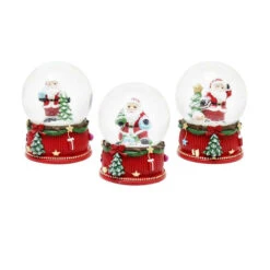Santa Christmas Water Ball (3 Styles) - 80mm
