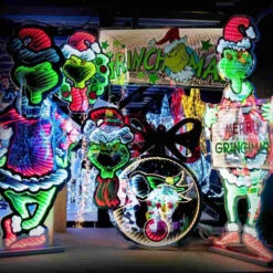 Dr Seuss Merry Grinchmas Infinity Light - 92cm -Santa Decorate Shop XGR94INF DR SEUSS MERRY GRINCHMAS INFINITY LIGHT 95001.1695686450