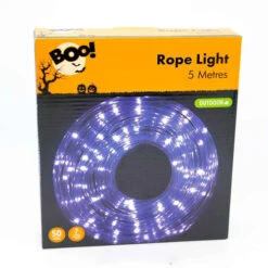 Halloween Rope Light (2 Colours) - 5m -Santa Decorate Shop XH3839 ORANGEPURPLE HALLOWEEN ROPE LIGHT PURPLE 48138.1684971205