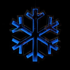 Blue Light Up Snowflake - 62cm