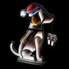 Christmas Dog Infinity Light - 78cm -Santa Decorate Shop XINF72 OUTDOOR COLOURFUL DOG H78CMXW64CM 43862.1655044016