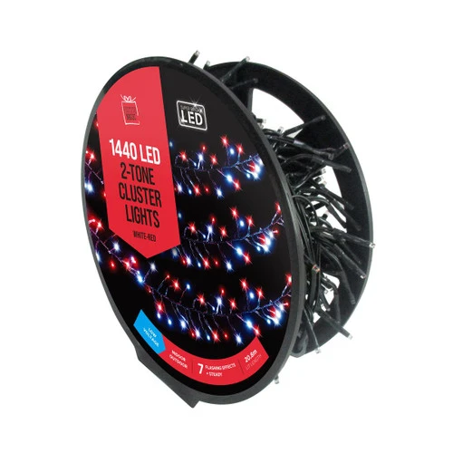 1440 LED Clusters 2-Tone Lights On Reel (3 Styles) - 20.8cm 4 1440 LED Clusters 2-Tone Lights On Reel (3 Styles) - 20.8cm - Image 2