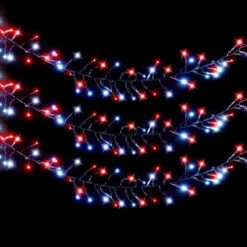 1440 LED Clusters 2-Tone Lights On Reel (3 Styles) - 20.8cm 20 1440 LED Clusters 2-Tone Lights On Reel (3 Styles) - 20.8cm -Santa Decorate Shop XL0921 1440 LED CLUSTERS 2 TONE LIGHTS on REEL 20.8m 6 96015.1691380241