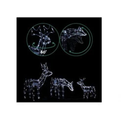 Lightup Reindeer Family Moving (Set Of 3) -Santa Decorate Shop XL1021 LED REINDEER FAMILY MOVING Set of 3 1 61319.1692240013