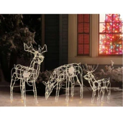 Lightup Reindeer Family Moving (Set Of 3) -Santa Decorate Shop XL1021 LED REINDEER FAMILY MOVING Set of 3 2 41356.1692240031