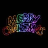 LED Rope Light Rainbow Merry Christmas Sign - 100cm -Santa Decorate Shop XL1039 LED ROPELIGHT RAINBOW MERRY CHRISTMAS SIGN 100cm 53731.1692239281