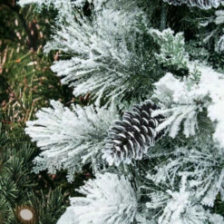 Snowy Pine Needle Garland - 270cm -Santa Decorate Shop XM143653 SNOWY PINE NEEDLE GARLAND 270CM A 75584.1692158796