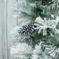Snowy Pine Needle Garland - 270cm -Santa Decorate Shop XM143653 SNOWY PINE NEEDLE GARLAND 270CM C 26143.1692158766