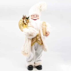 Gold Ivory Santa Claus - 45cm