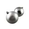 Silver Baubles (Pack Of 12) - 80mm -Santa Decorate Shop api1rarm0 04001.1641046293