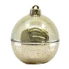 Glass Gold Electro Plated Christmas Shaped Bauble Scented Candle - 11cm -Santa Decorate Shop api6fwyto 45928.1641046301