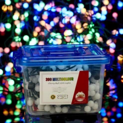 300 LED Connectable Cherry Balls Lights - Multi Colour -Santa Decorate Shop api7wepww 26602.1641046357