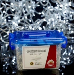 400 LED Connectable Fairy Lights White - Clear Wire -Santa Decorate Shop apibzpxkp 57019.1641046238