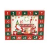 Red Christmas Advent Calendar With Backlit Santa Elf Scene - 35.5cm 1 Red Christmas Advent Calendar With Backlit Santa Elf Scene - 35.5cm -Santa Decorate Shop apideovwy 10879.1641046298