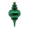 Large Green Hanging Finial Decoration - 25cm 1 Large Green Hanging Finial Decoration - 25cm -Santa Decorate Shop apihfmyqj 52729.1641046335