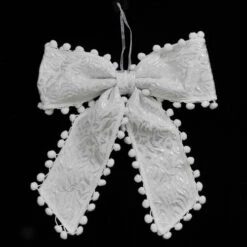 White Silver Bow - 35cm