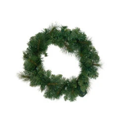 Green Vermont Prelit Wreath - 46cm