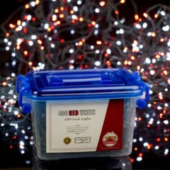 400 LED Connectable Icicle Lights - Red White -Santa Decorate Shop apimagdhv 87765.1649312906