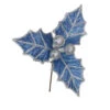 Blue Silver Poinsettia On Stem - 30cm 1 Blue Silver Poinsettia On Stem - 30cm -Santa Decorate Shop apinvck20 58229.1641046346