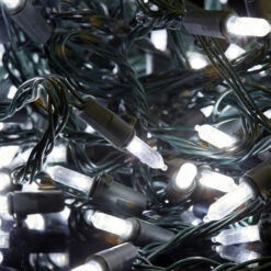 100 LED Connectable Retro Bulb Fairy Lights - White