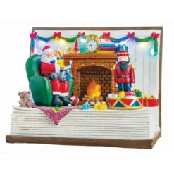 Christmas Water Globe Book Of Santa Claus - 19cm -Santa Decorate Shop apiqkosd4 56666.1641046343